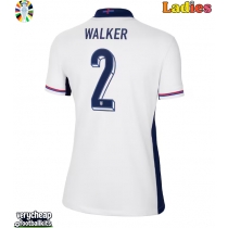 England Kyle Walker #2 Replica Home Shirt Ladies Euro 2024 Short Sleeve